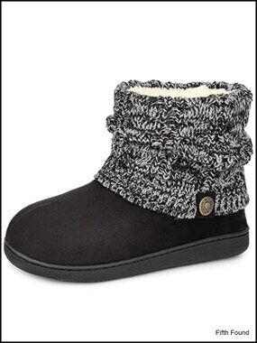 Women's Slipper Boots Winter Warm Bootie Indoor Outdoor Memory Foam